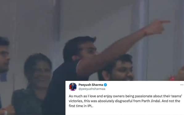 'Most Irritating...' - Netizens Slam Parth Jindal For Reacting Animatedly To Samson's Wicket